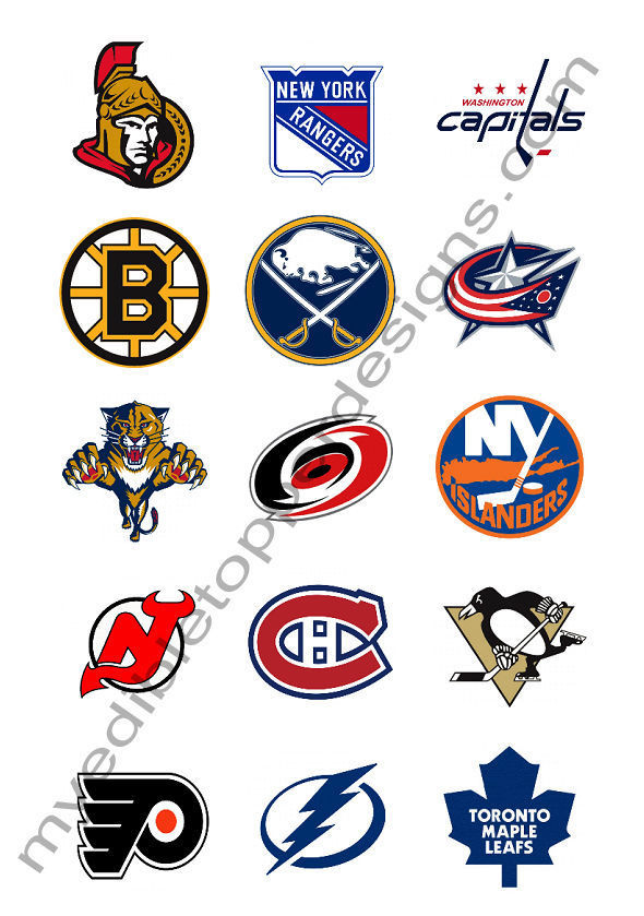 Eastern Conference NHL Team Logos 