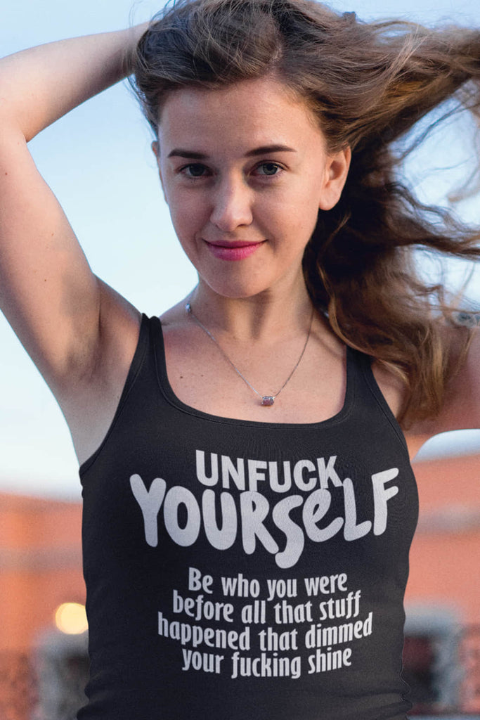 "Be Who You Were" Tank Top