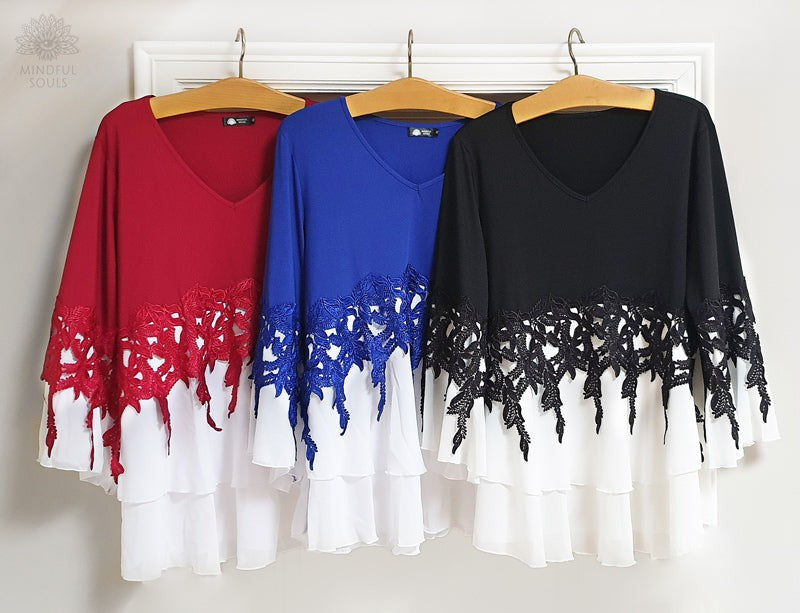 Layered Blouse Of Enchantment