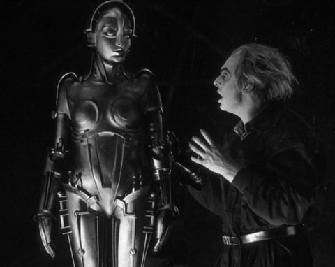 Film still from the 1927 sci-fi movie “Metropolis”