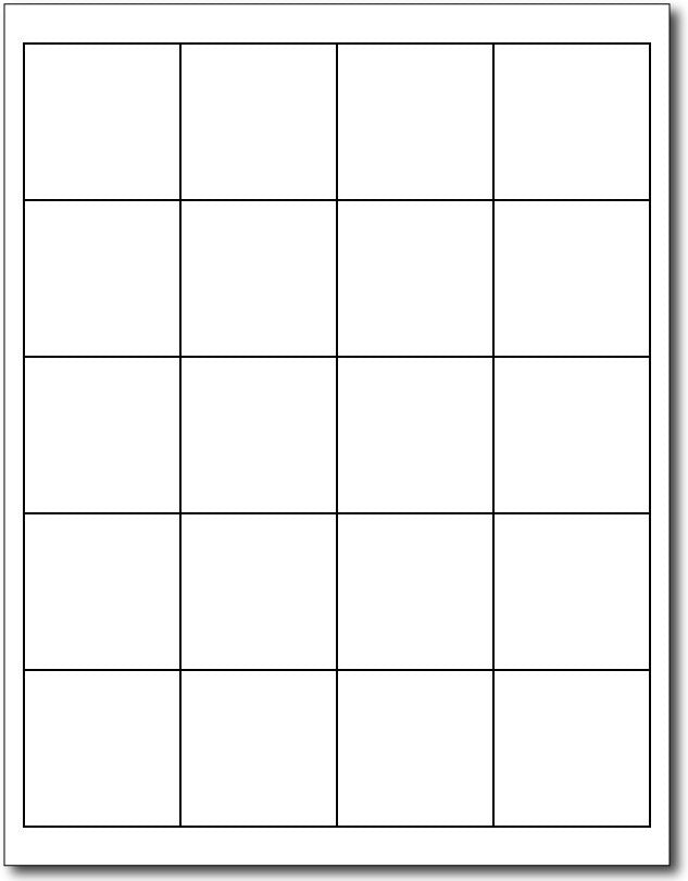 Free Printable 2x2 Templates For Word