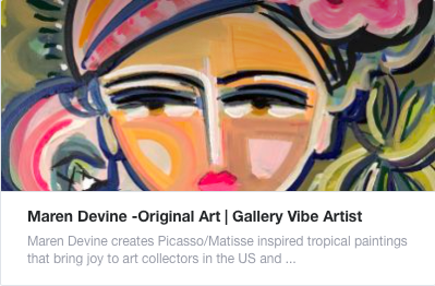 Maren Devine has paintings at Gallery Vibe