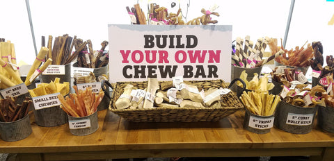 Build your own chew bar pet store