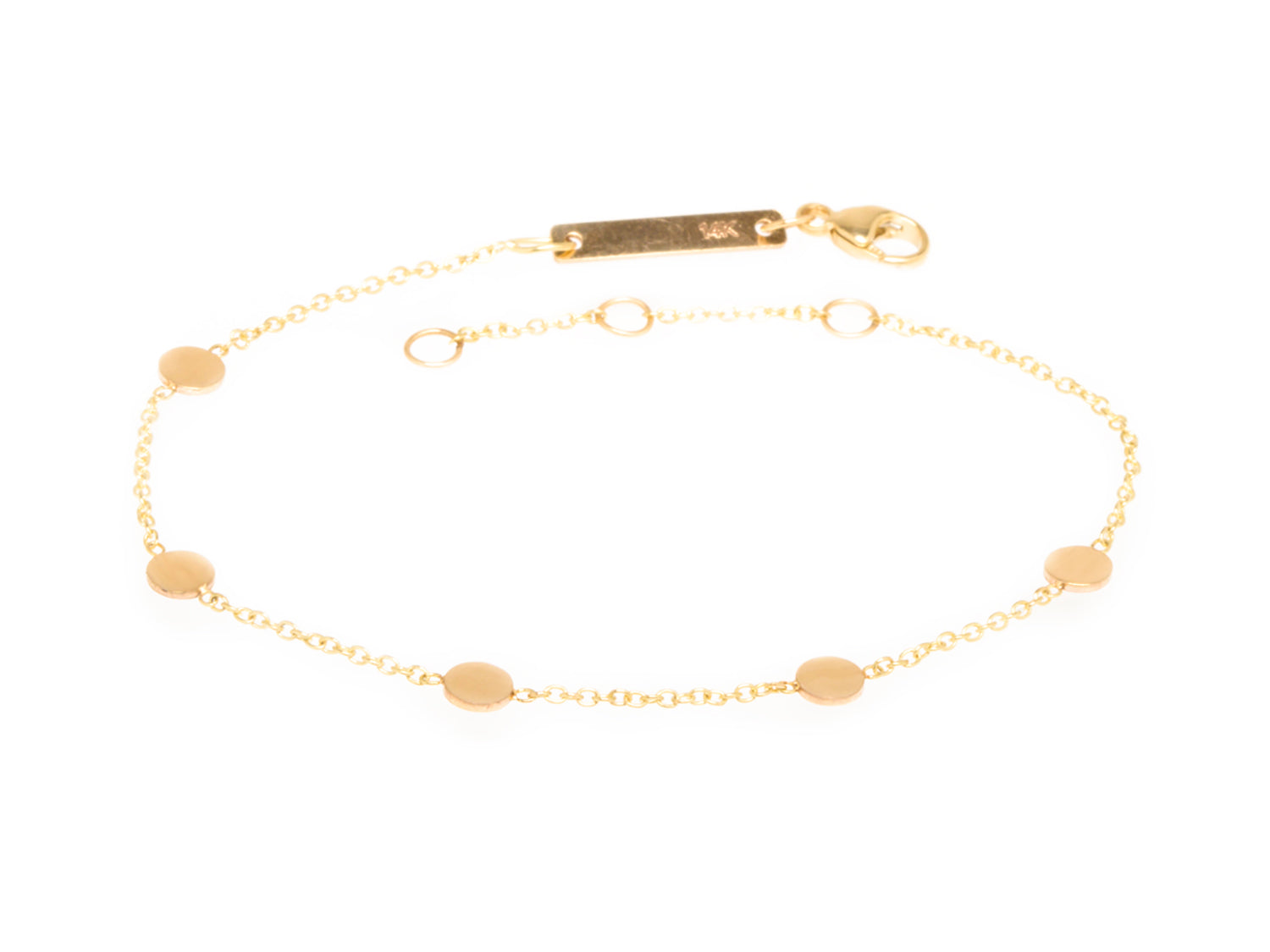 Petite Round Disc Bracelet