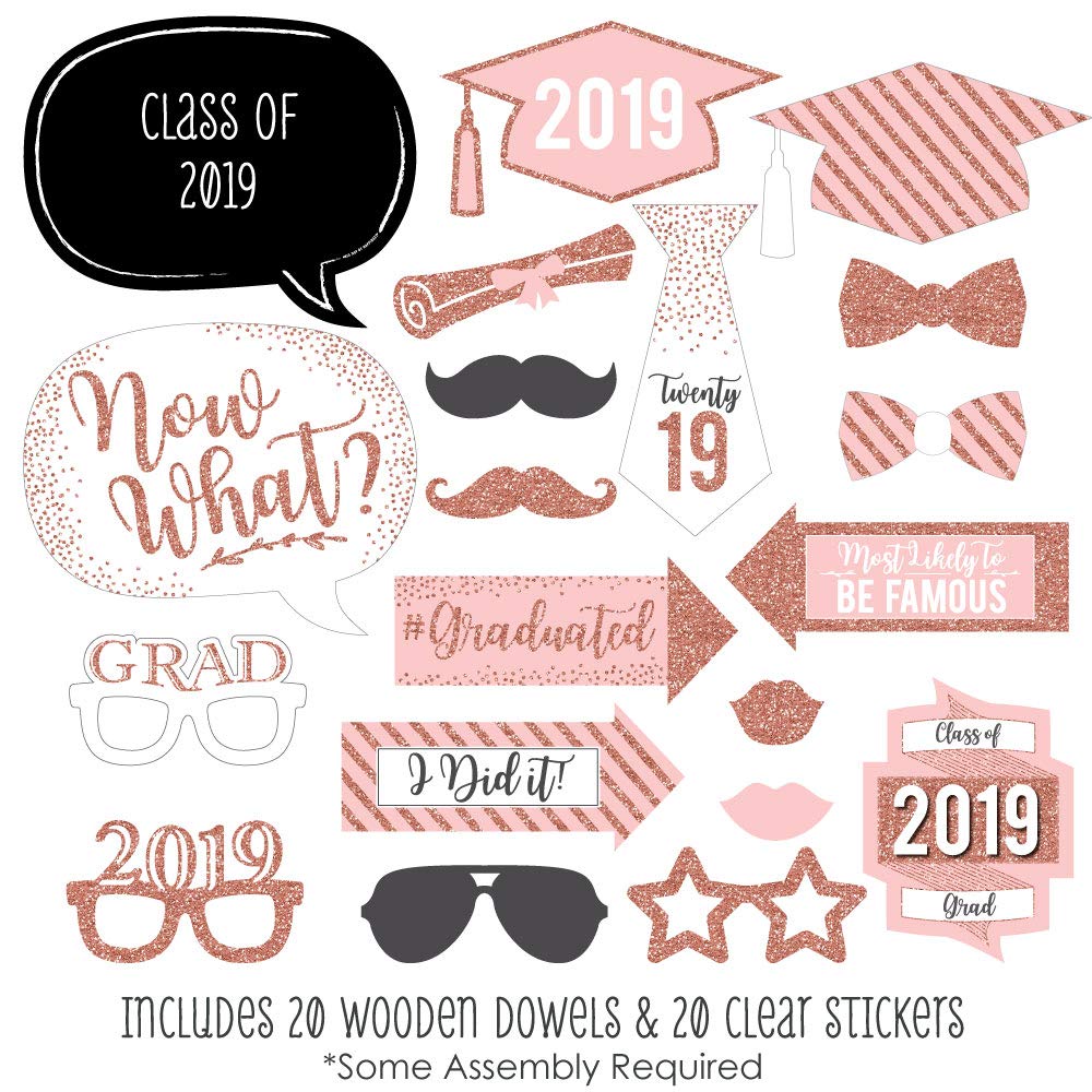 graduation photo booth props