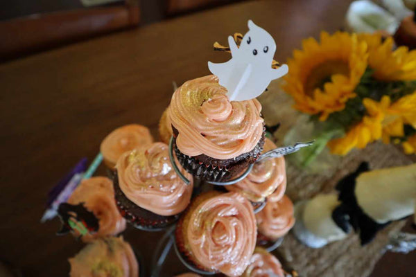 Spooky & sparkly cupcakes