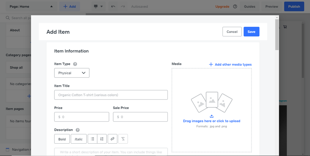 shopify weebly onboarding