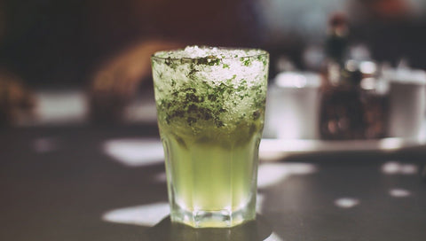 lime cocktail tea infused drink