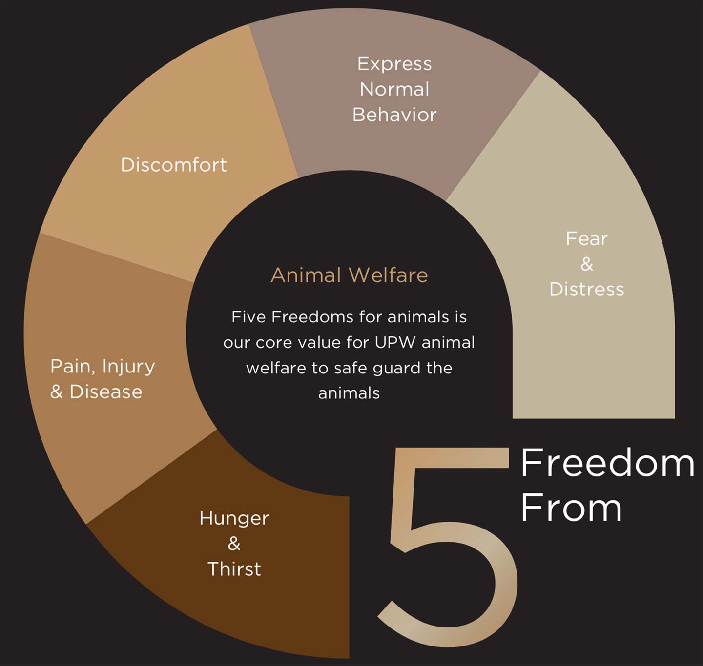 five freedom from act of animal welfare for ethical cashmere