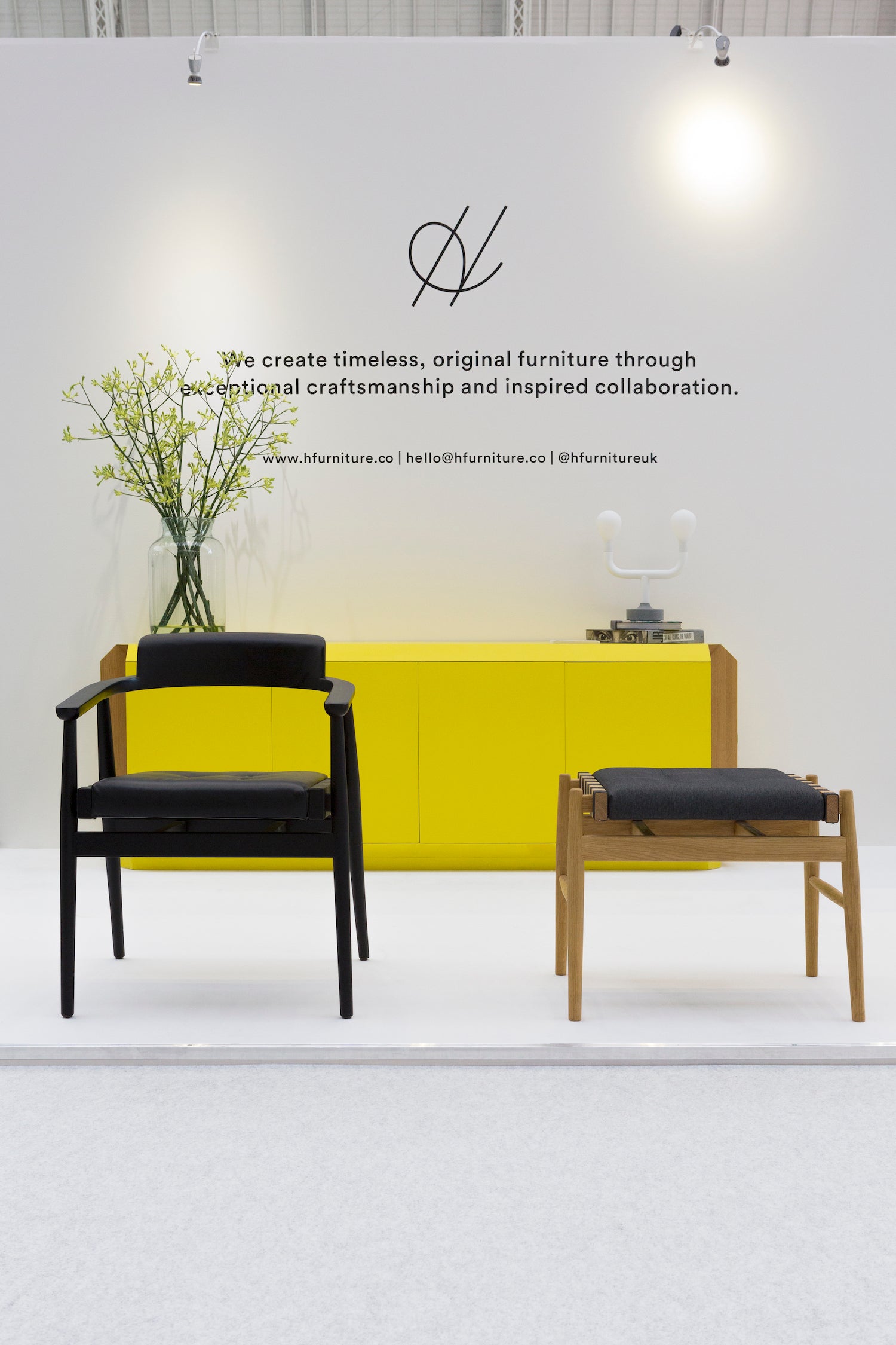 100% Design 2017 - Hayche, H Furniture, Corner Sideboard, Loom Chair, WW Chair