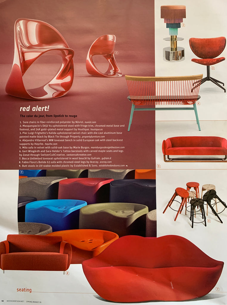 Interior Design Magazine - WW Loveseat