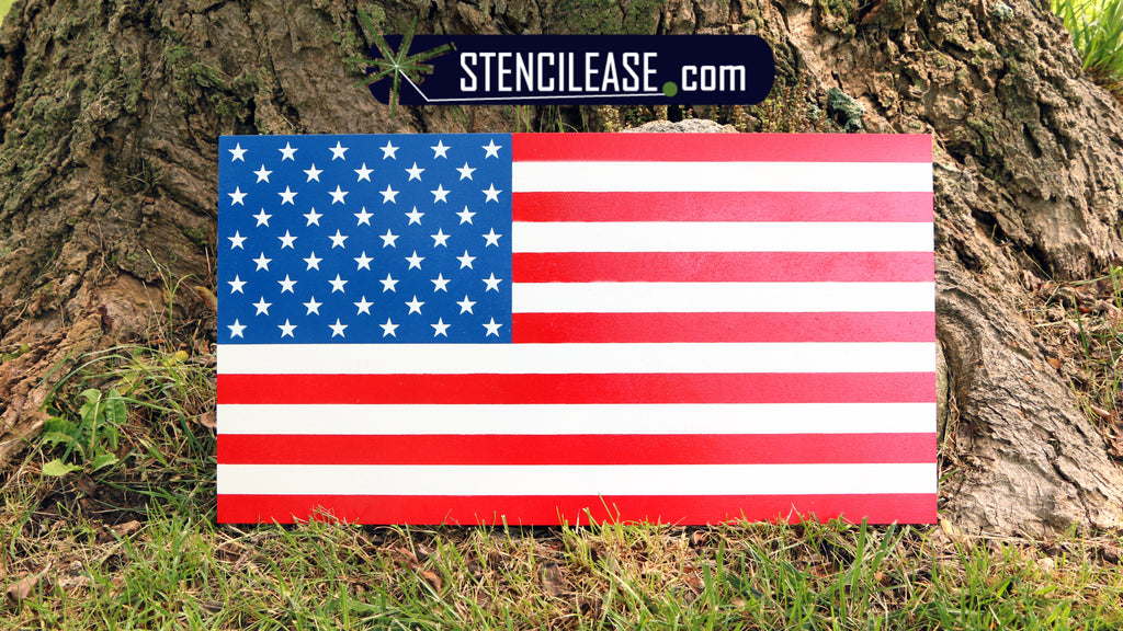American Flag Stencil by Stencil Ease