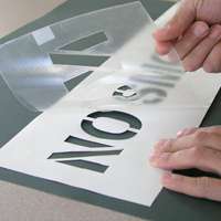 adhesive backed stencil 