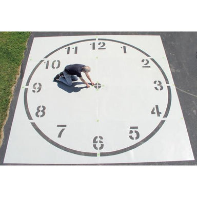 Clock Playground Stencils