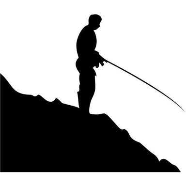 Cliffs Fishing Stencil