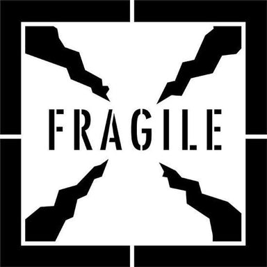 Fragile Freight Marking Stencil