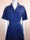Blue Midi Shirt Dress
