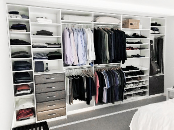 a modern closet
