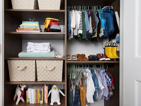an image of an organized closet