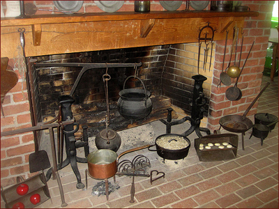A Cooking Fireplace
