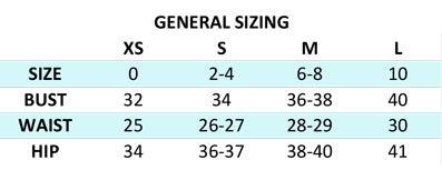 General Size Guide