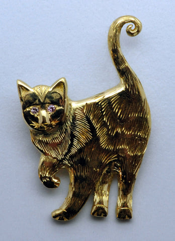 handmade cat pendant