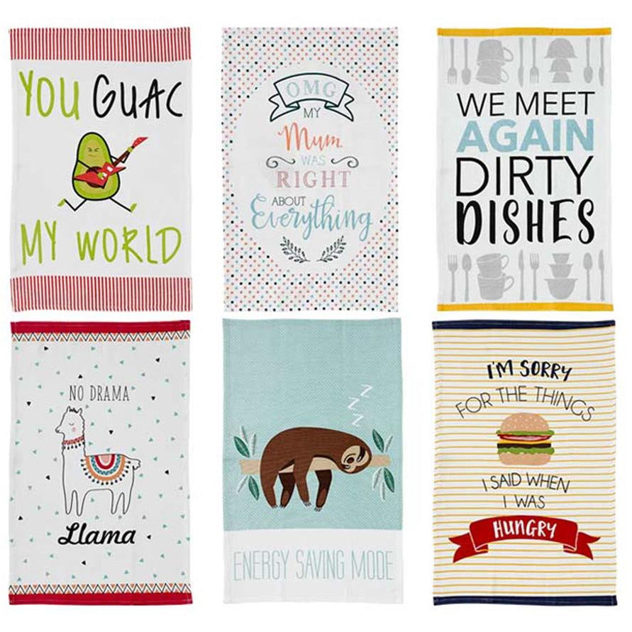 novelty tea towels