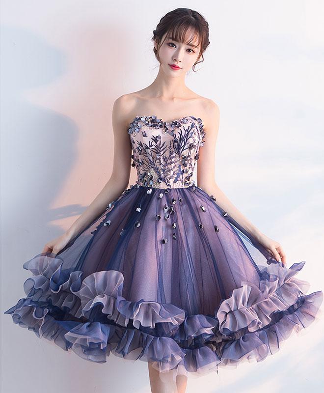 beautiful purple prom dresses