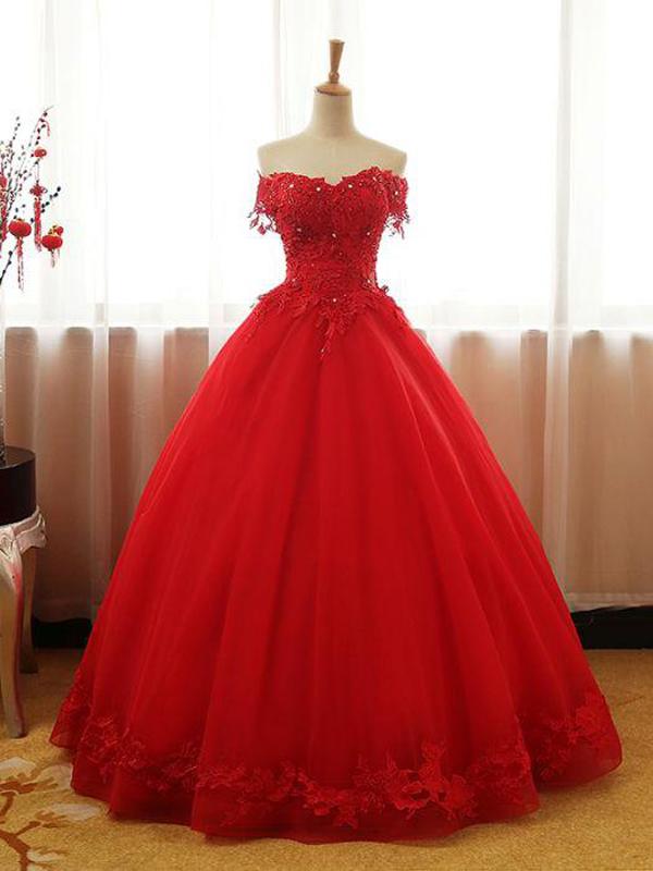 red ball gown design