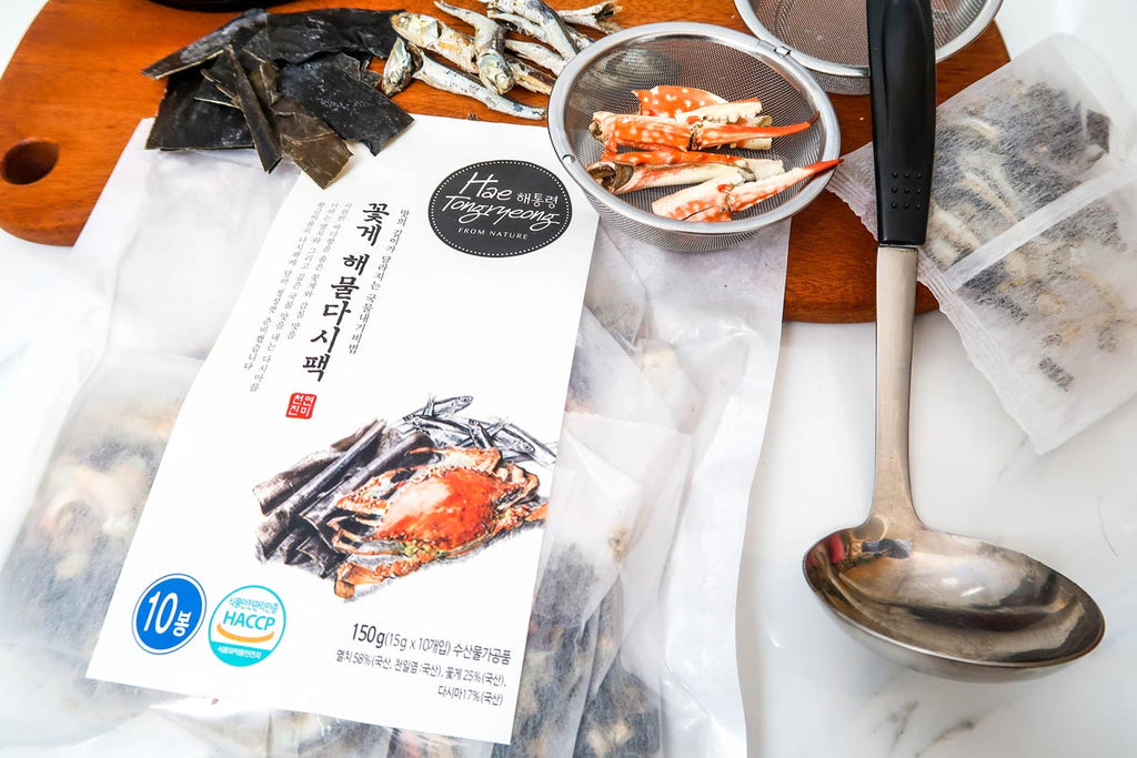 Hae Tongryeong Crab & Seafood Dashima Broth Pack