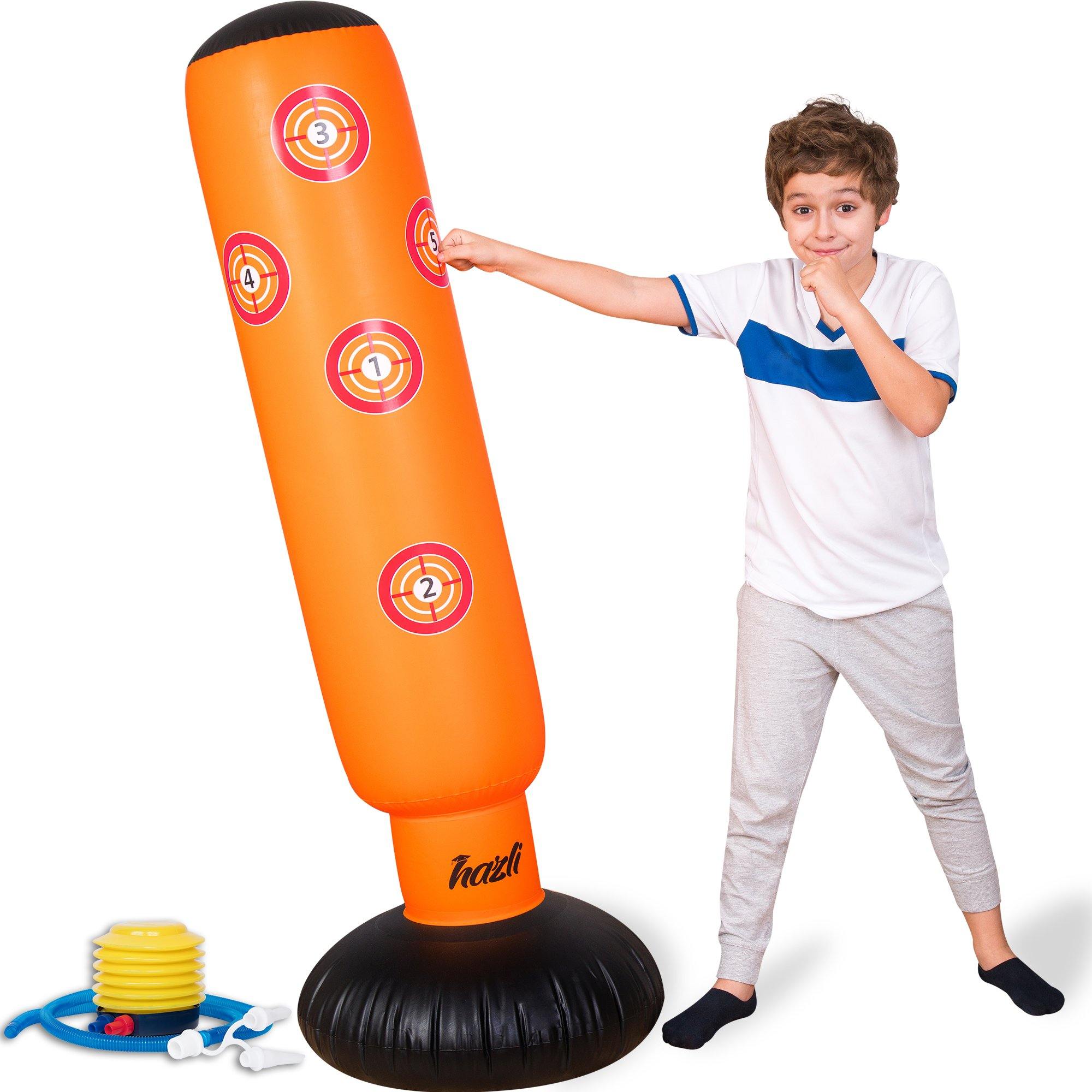 Inflatable Punching Bag for Kids with BounceBack Effect Hazli Collection