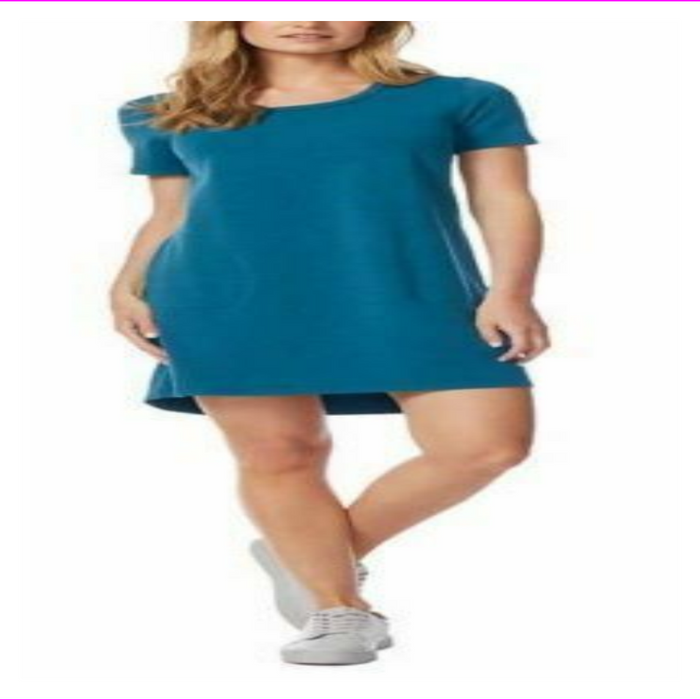 32 Degrees Cool Womens Short Sleeve Relaxed Fit Pullover Dress