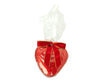 Foil Wrapped Chocolate Fluted Heart in Gift Cello