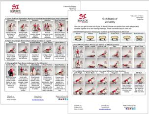 Si Boards 6 x 6 Matrix for Balance Board Instruction