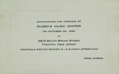 Original Shop Opening