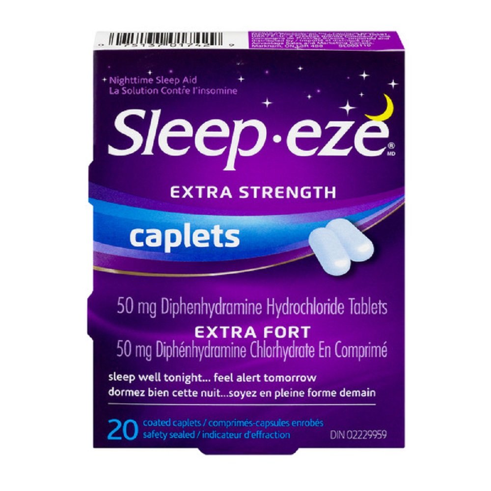 Sleepeze Extra Strength Caplets 20 Caplets Pharmacy For Life