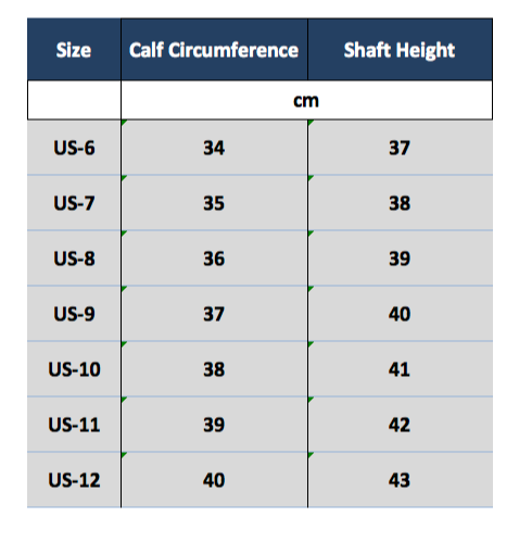 Demonia Crypto-106 calf circumference measurements