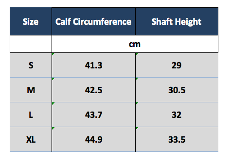 Funtasma Gotham-105 calf circumference measurements