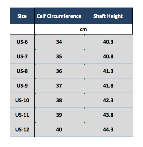 camel-311 calf measurements