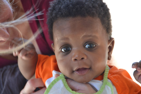 baby Alfonso, who was found abandoned at the front gate of NPH’s children’s home in Haiti.