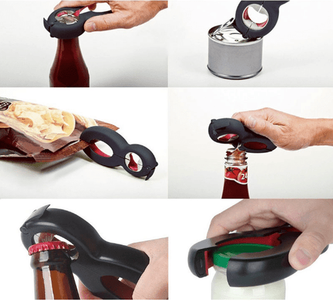 6 in 1 Heavy Duty Bottle Gripper Opener