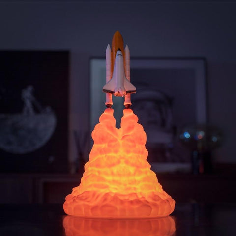 3D Rocket Launch Space Shuttle Lamp