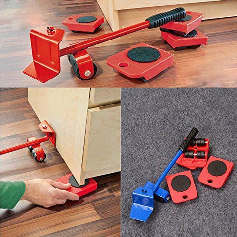 Furniture Movers Lifter-Transporter Slider Set