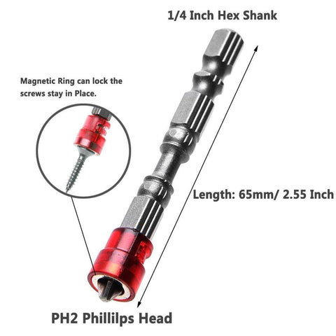 Cross Head Magnetic Screwdriver Holder Bits