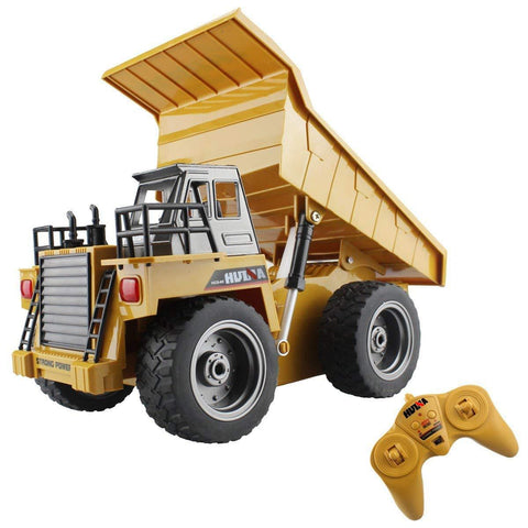 Remote Control RC Dump Truck Hydraulic Metal Die Cast Toy