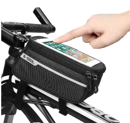 Waterproof Phone Mount Storage Bicycle Bag