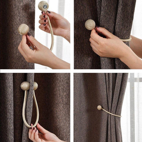 Best Magnetic Curtain Clip Tie Backs Holdbacks