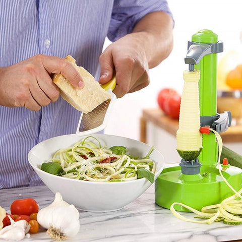 Automatic Rotating Fruit and Veggie Peeler