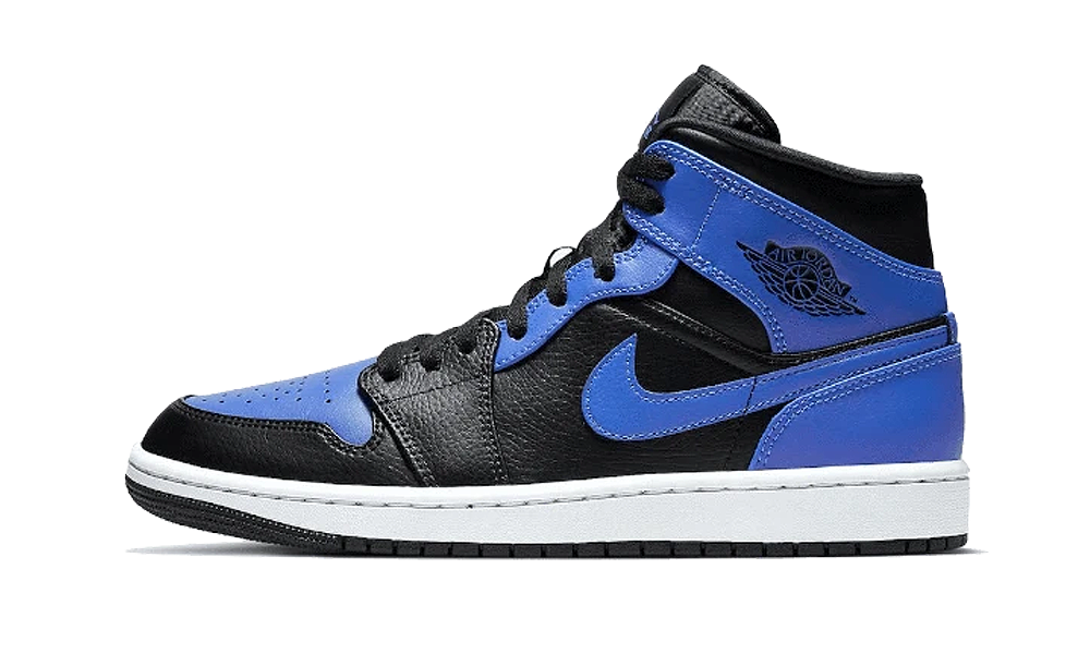 air jordan 1 mid hyper royal women's