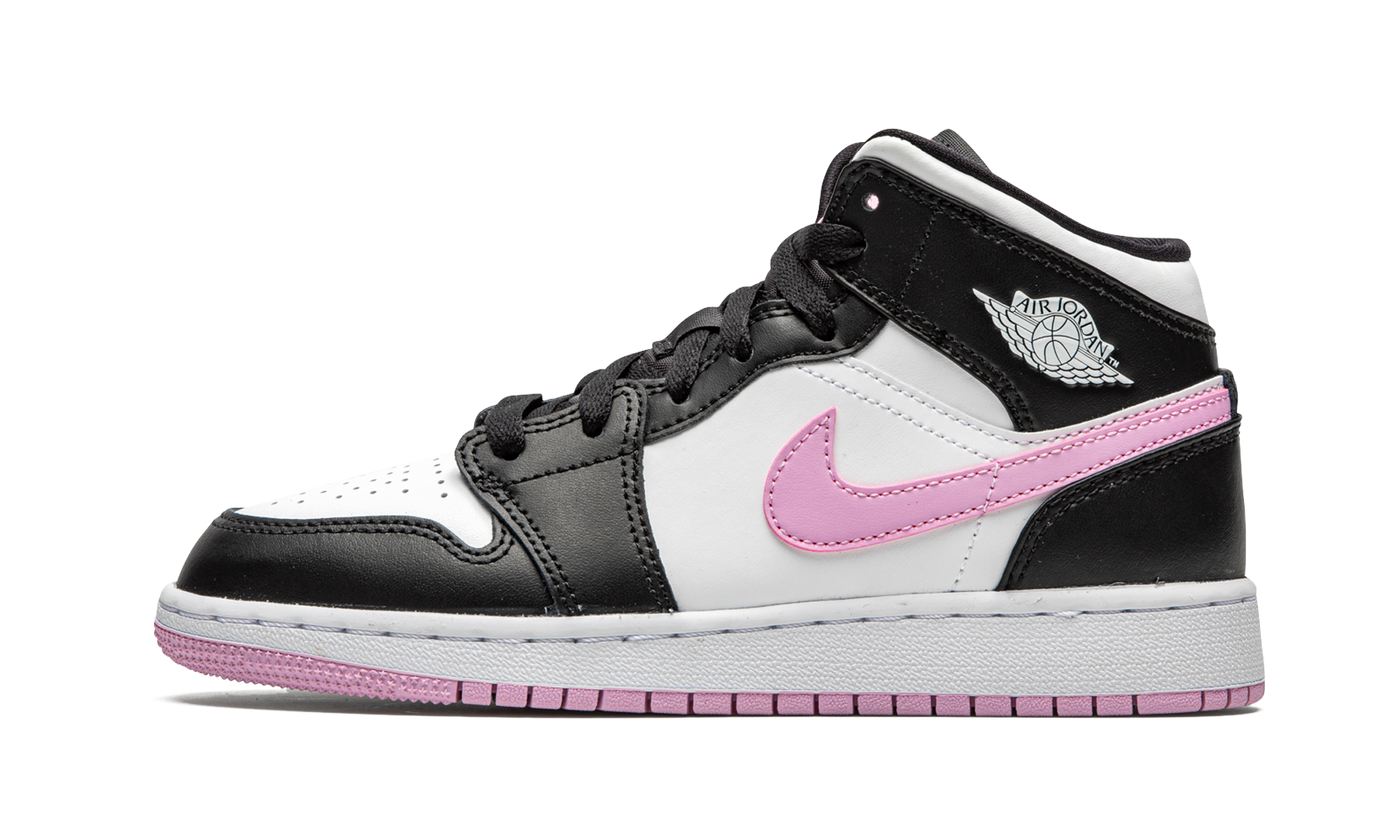 air jordan one pink and black